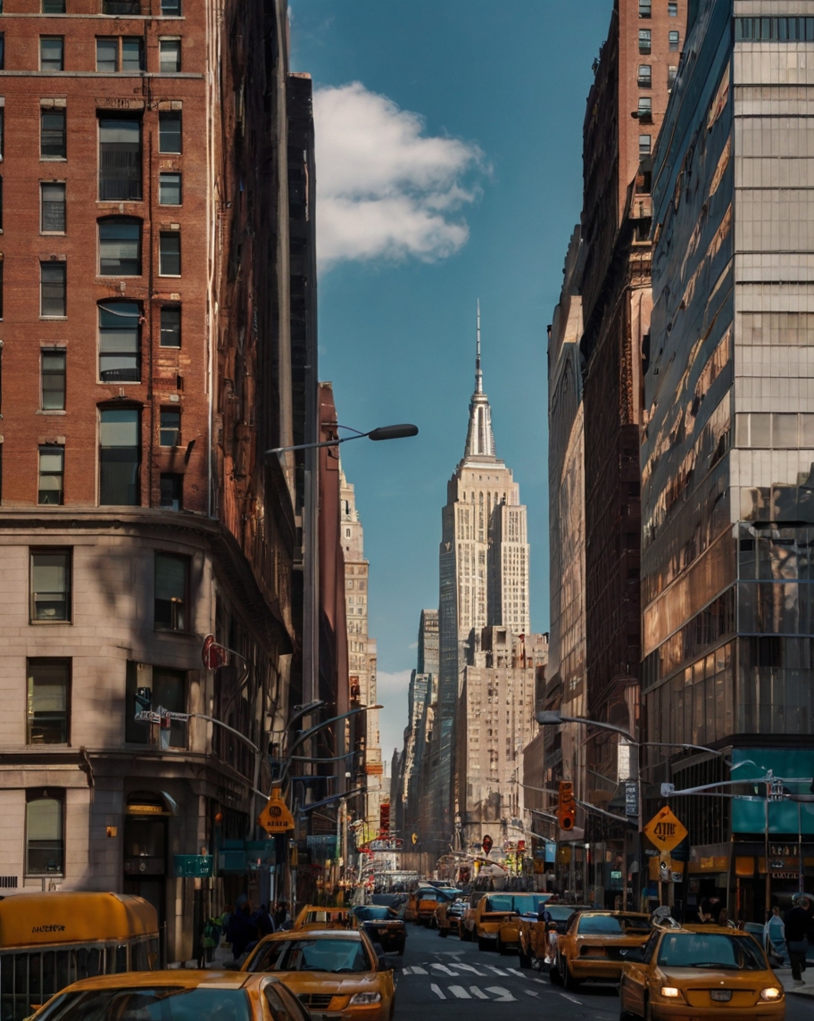 of New York street for the website